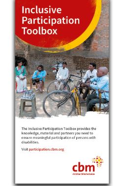 The Inclusive Participation Toolbox provides the knowledge, material and partners you need to<br/>ensure meaningful participation of persons with disabilities.