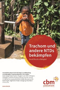 Titel des Infoblatts &quot;Trachom und andere NTD bekämpfen&quot;